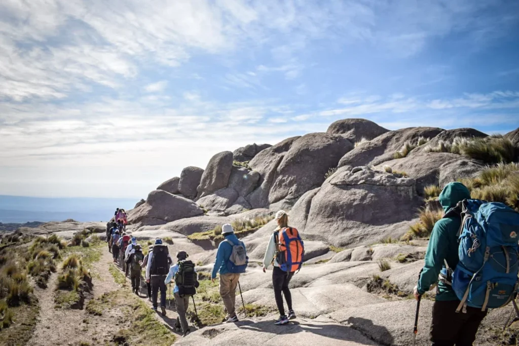 Grupo de Summittrek en el Cerro Champaquí